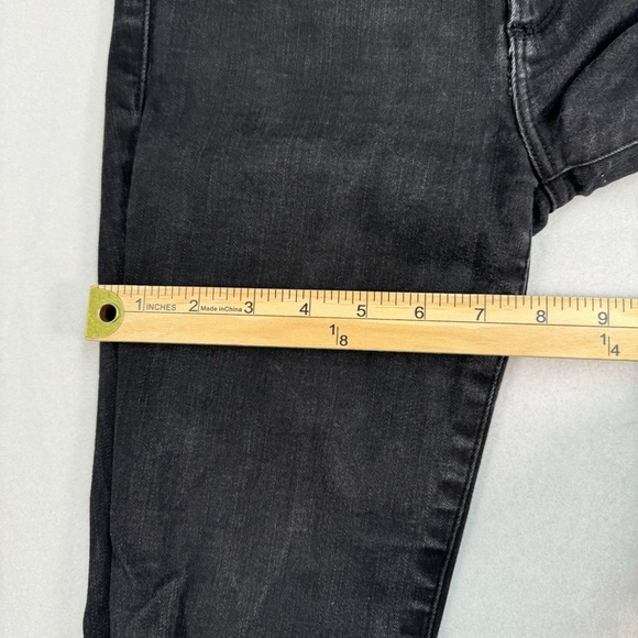 Abercrombie And Fitch Super Skinny Jeans Womens Size 28/6S Black High Rise Stret - Picture 11 of 13